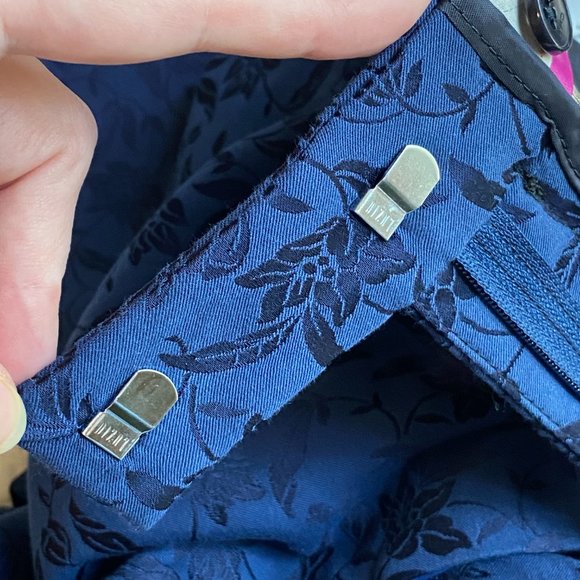 ETRO Tailored Blue Jacquard chino trousers Large EUR 48 / US 12 - Picture 6 of 10